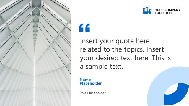 Editable Company Profile PowerPoint Slide