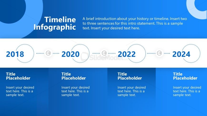 Timeline Slide - Company Profile Presentation 