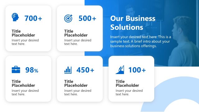 Company Profile Slide for Our Business Solutions