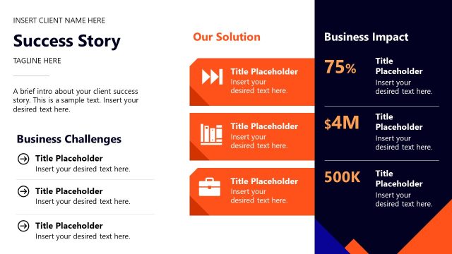 Success Story PowerPoint Slide