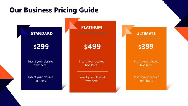 Our Business Pricing Guide – PPT Template