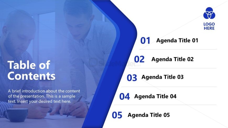 PowerPoint Template for Professional Corporate Presentation 