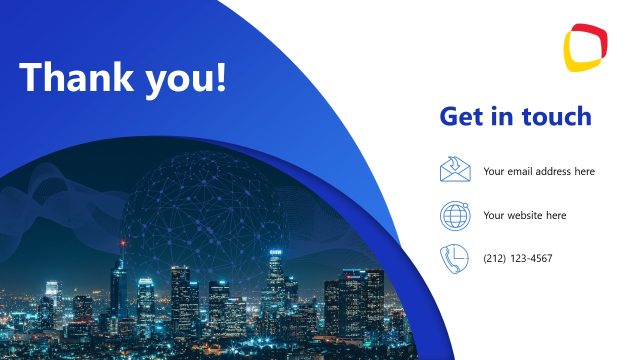 Thank You Slide – Professional Corporate PowerPoint