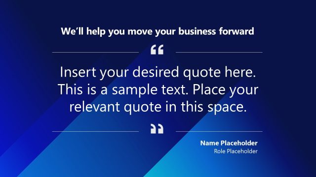 Professional Corporate Template Slide