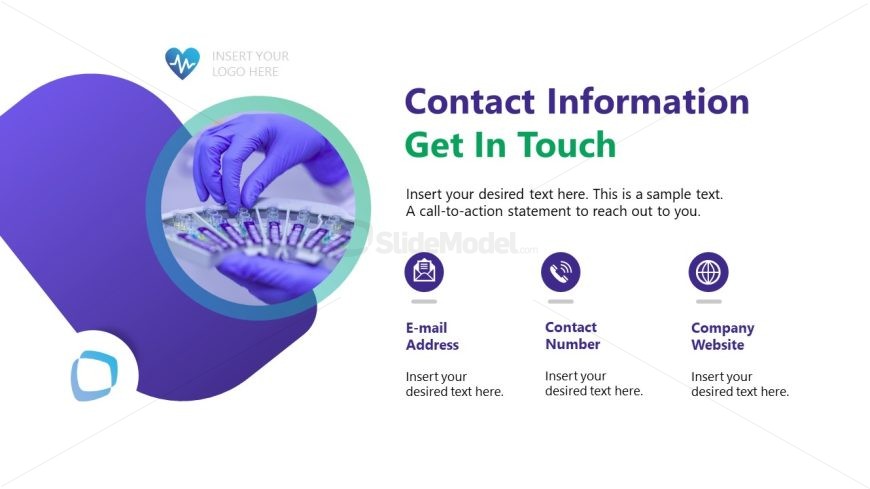 Contact Slide - Cardiology Case Study PPT Slide