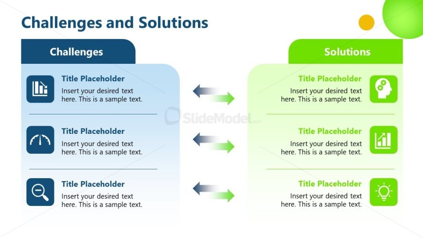 Annual Report Template Slide for Presentation 