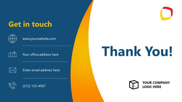 Thank You Slide for Annual Report Presentation