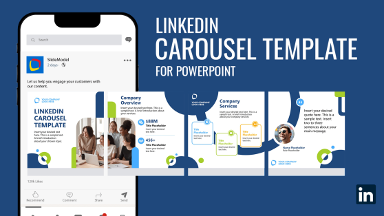 Company LinkedIn Carousel PowerPoint Template