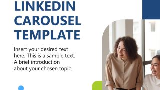 Customizable Company LinkedIn Carousel Slide Template 