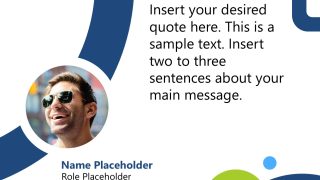 Quotation Slide - Company LinkedIn Template 