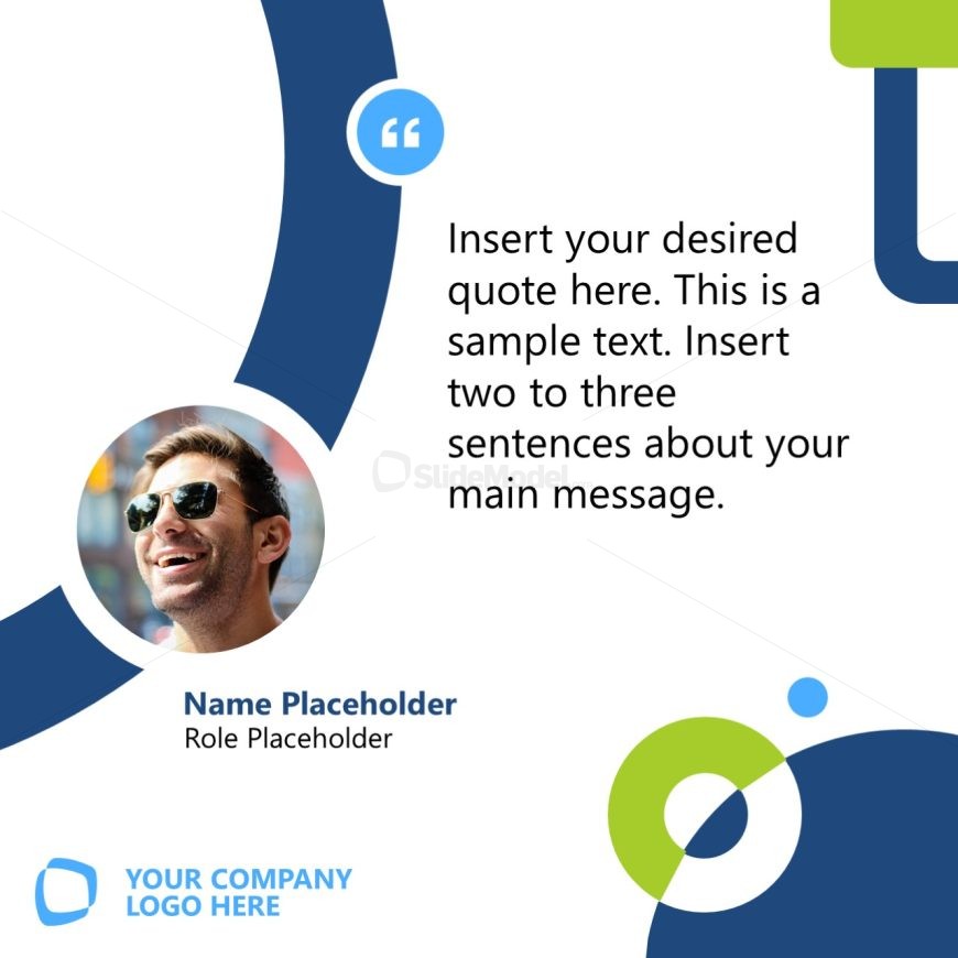 Quotation Slide - Company LinkedIn Template