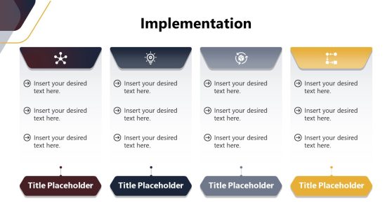 Slide for Implementation Academic PPT Template SlideModel