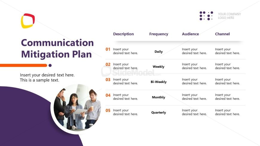 Mitigation Plan Slide - Communication Presentation