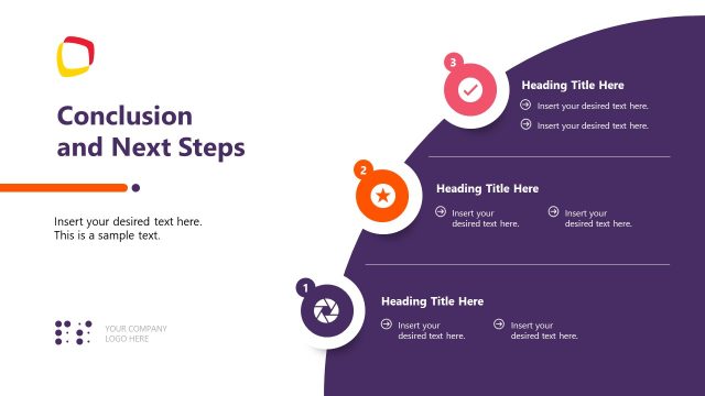 Conclusion & Next Steps PowerPoint Slide