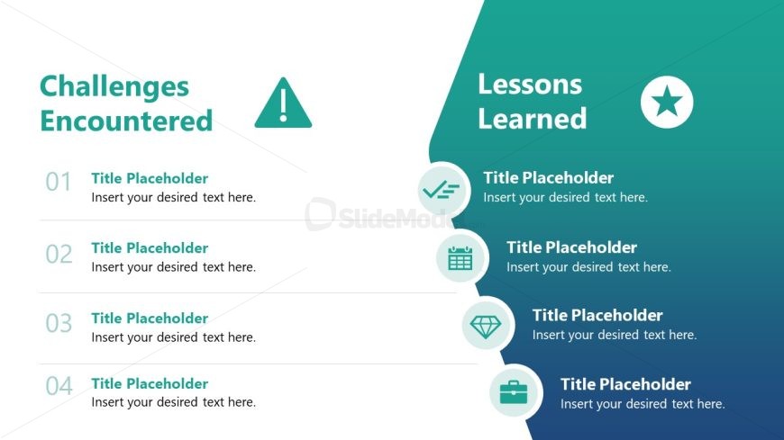 Lessons Learned Slide for Presentation