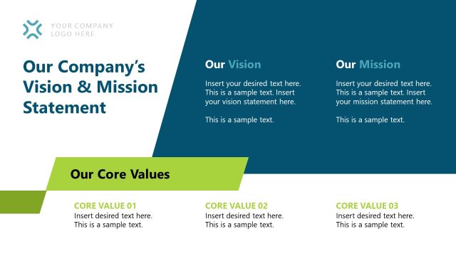 Company’s Vision and Mission Slide Template