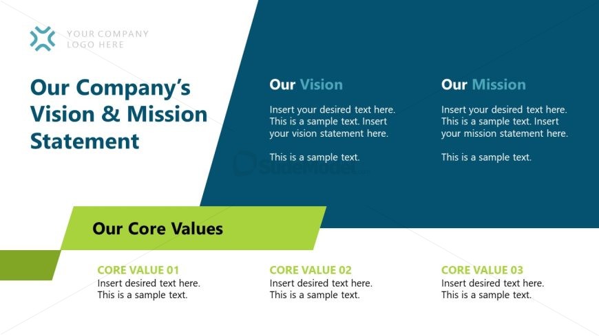 Vision and Mission Presentation Slide 