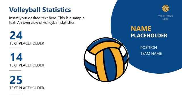 Volleyball PPT Template for PowerPoint