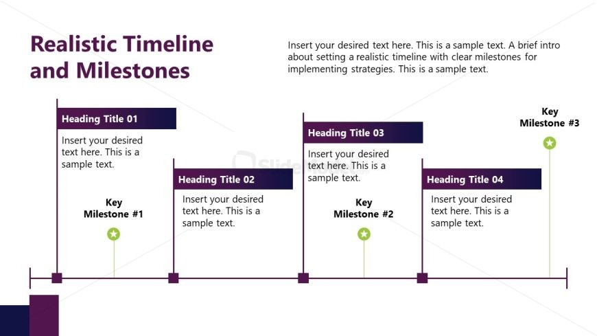 Timeline Slide for Performance Analysis Template