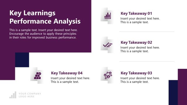 Key Learnings Performance Analysis PPT Slide