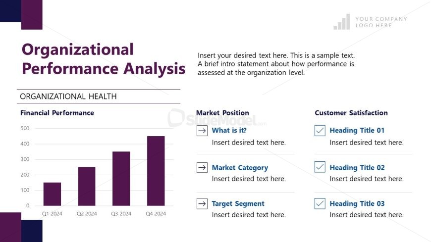 Financial Performance Chart Slide 