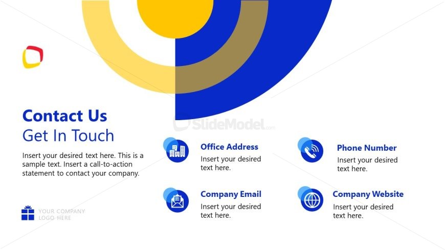 Get in Touch PowerPoint Presentation Slide