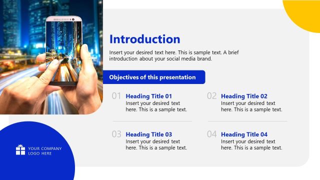 Introduction Slide – Brand Social Media Kit Slide