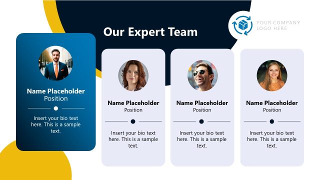 Expert Team Members PPT Slide