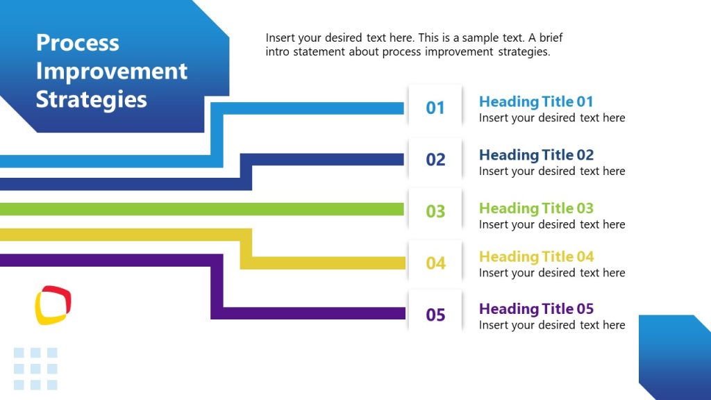 Process Improvement Strategies PPT Slide - SlideModel