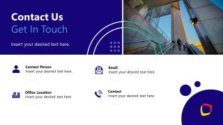 Editable Contact Us Slide for Corporate Governance Template