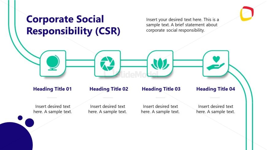 Editable CSR Presentation Slide Template