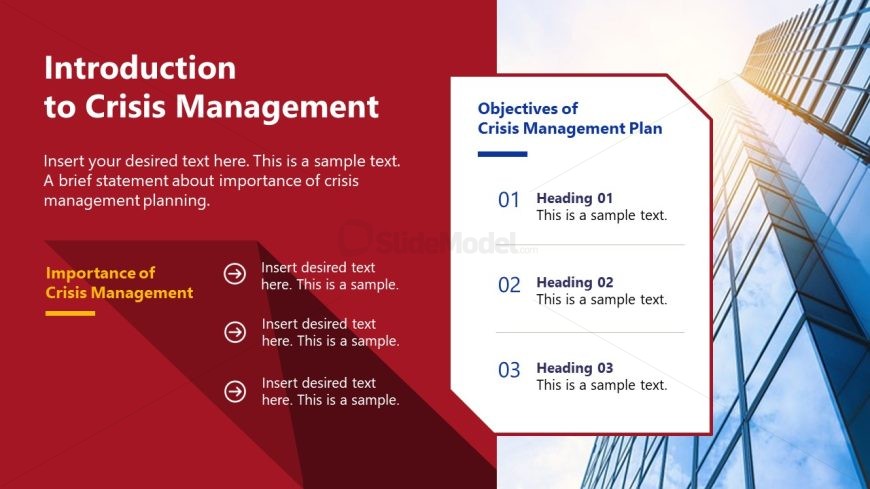 Introduction Slide to Crisis Management Planning Presentation