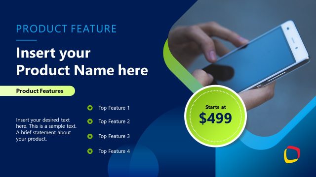 Slide for Showing Product Attributes