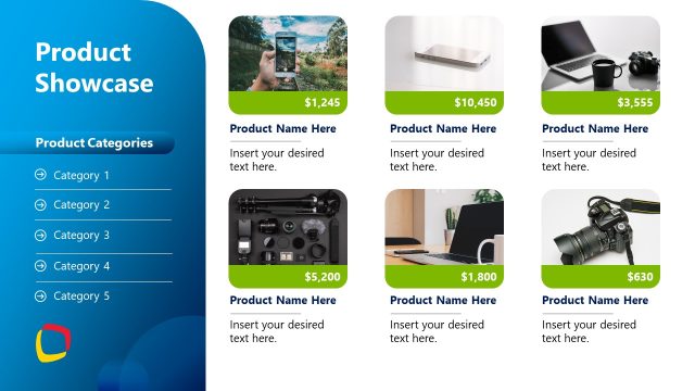 Product Showcase Presentation Template