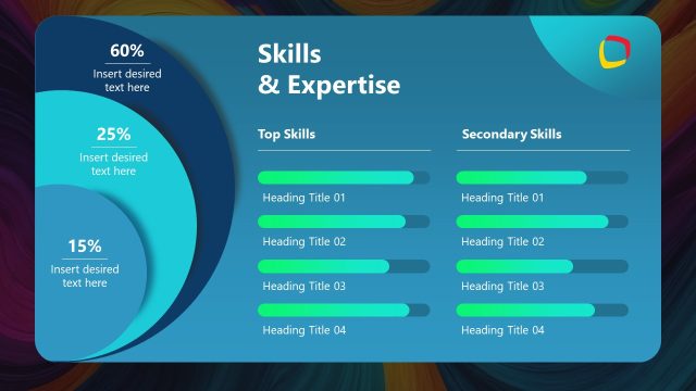 Skills & Expertise PPT Slide Template