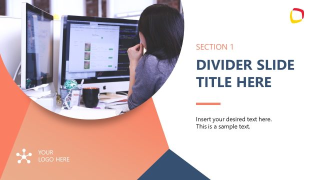 Section Divider Slide – Omnichannel Presentation Template