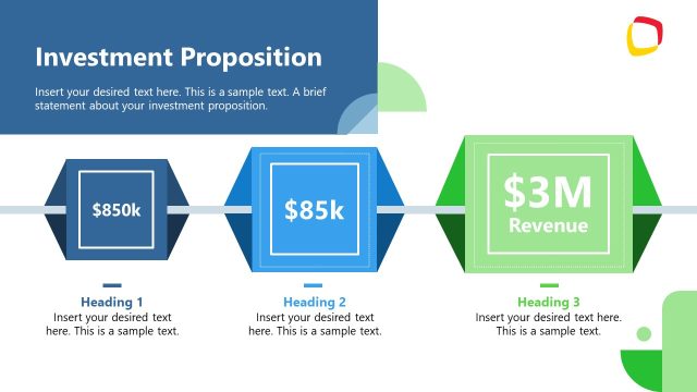 Investment Proposition Slide with Diagram