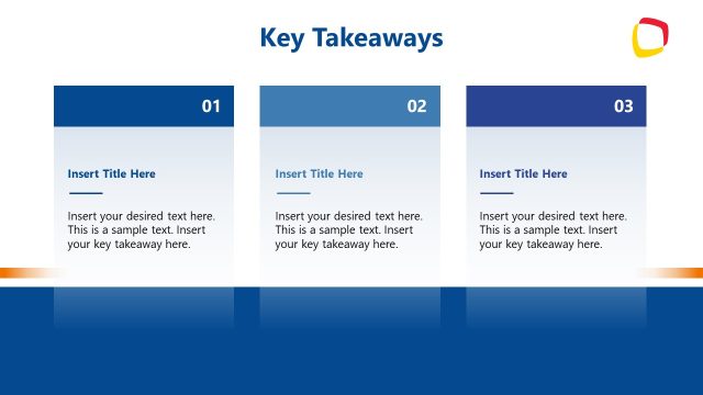 Key Takeaways PowerPoint Slide – Growth Strategy Template