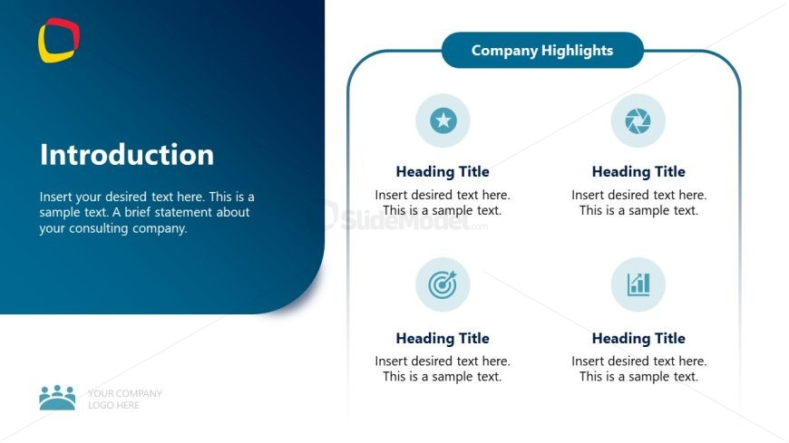 Consulting Proposal Template Slide 