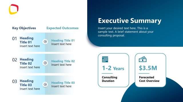 Executive Summary Consulting PowerPoint Template