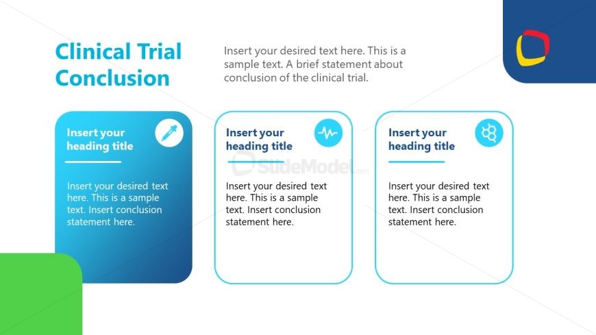 Conclusion Presentation Slide with Infographics 