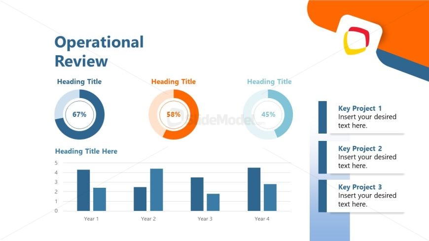 Slide with Data Visualizations PPT Template