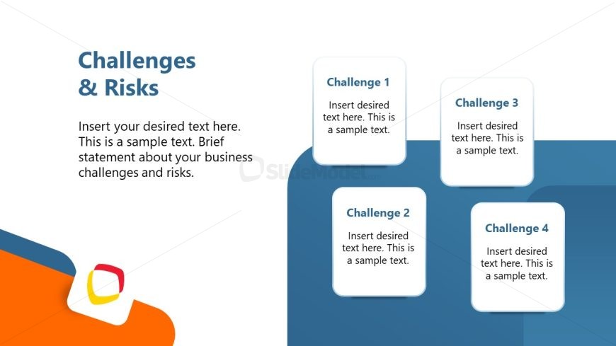 Editable Slide for Business Challenges