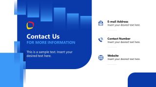 Contact Slide - Go To Market Strategy Template 