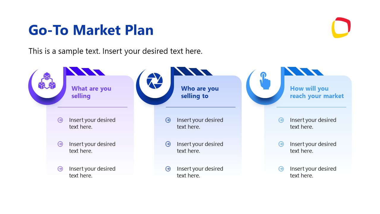 Go To Market Strategy PowerPoint Template