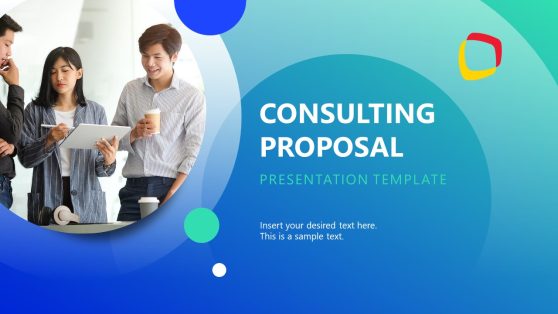 Creative Title Slide for Consulting Proposal Presentation