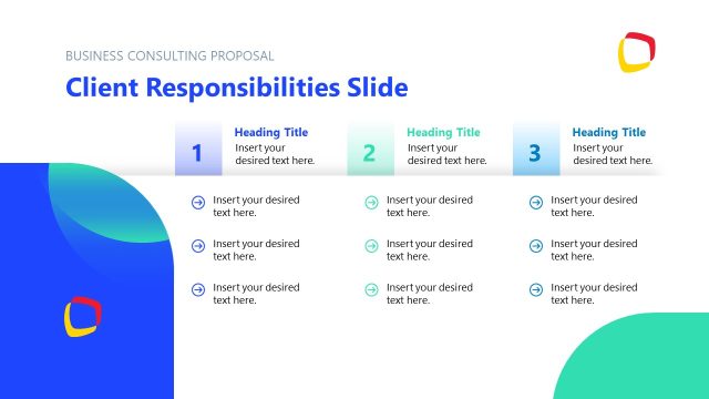 Client Responsibilites Presentation Slide Template