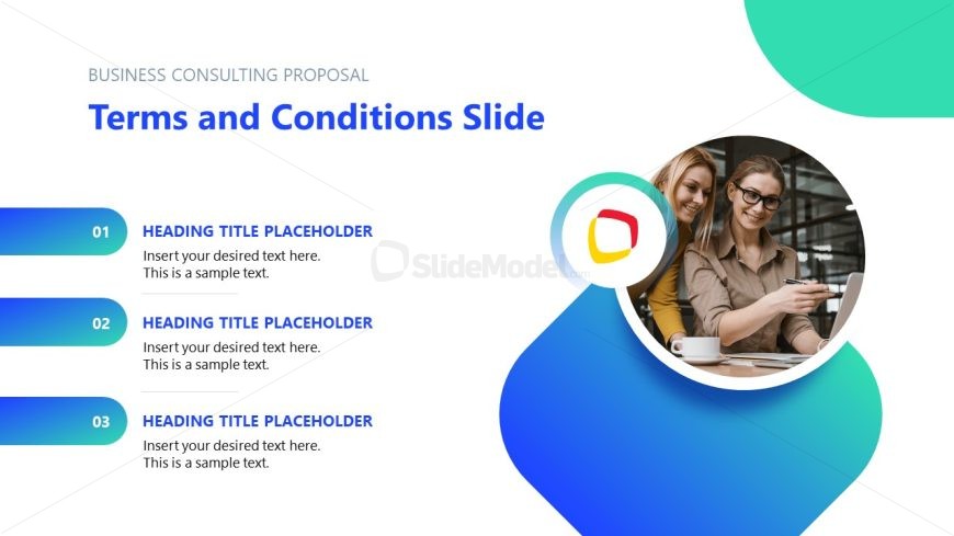 Creative Terms & Conditions Slide for Consulting Presentation Slide Deck