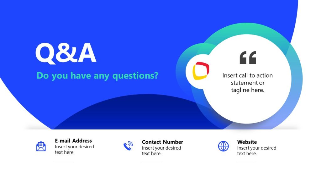 Q&A Slide Template for Consulting Proposal Presentation Slide Deck ...
