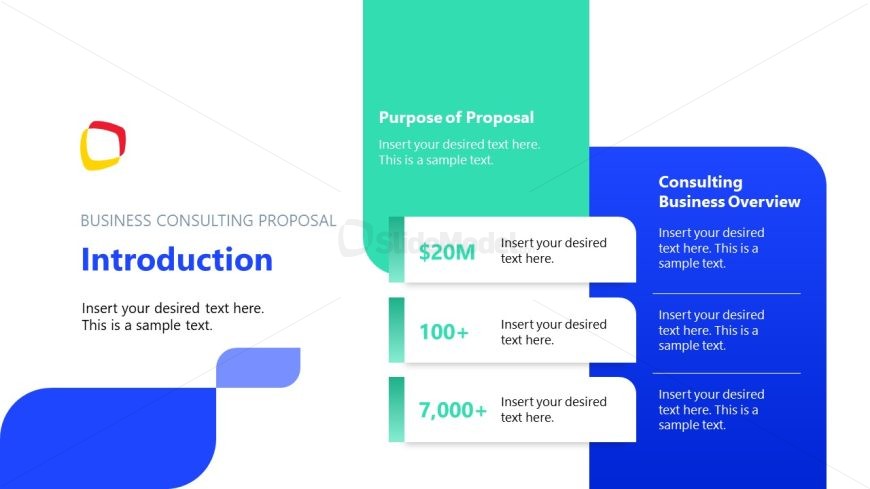 Editable Introduction Slide for Business Consulting Template